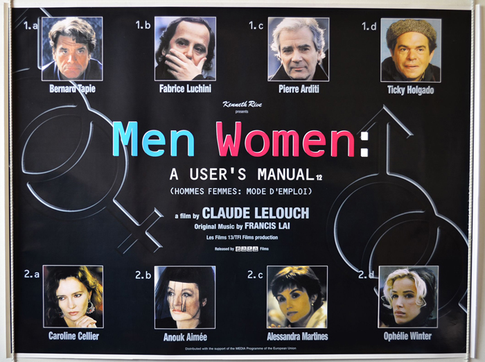 Men, Women, A User's Manual <p><i> (a.k.a. Hommes, femmes : mode d'emploi) </i></p>