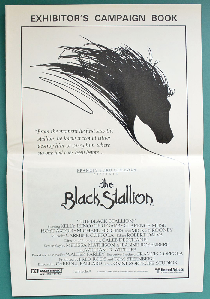 Black Stallion (The) <p><i> Original 8 Page Cinema Exhibitor's Campaign Pressbook </i></p>