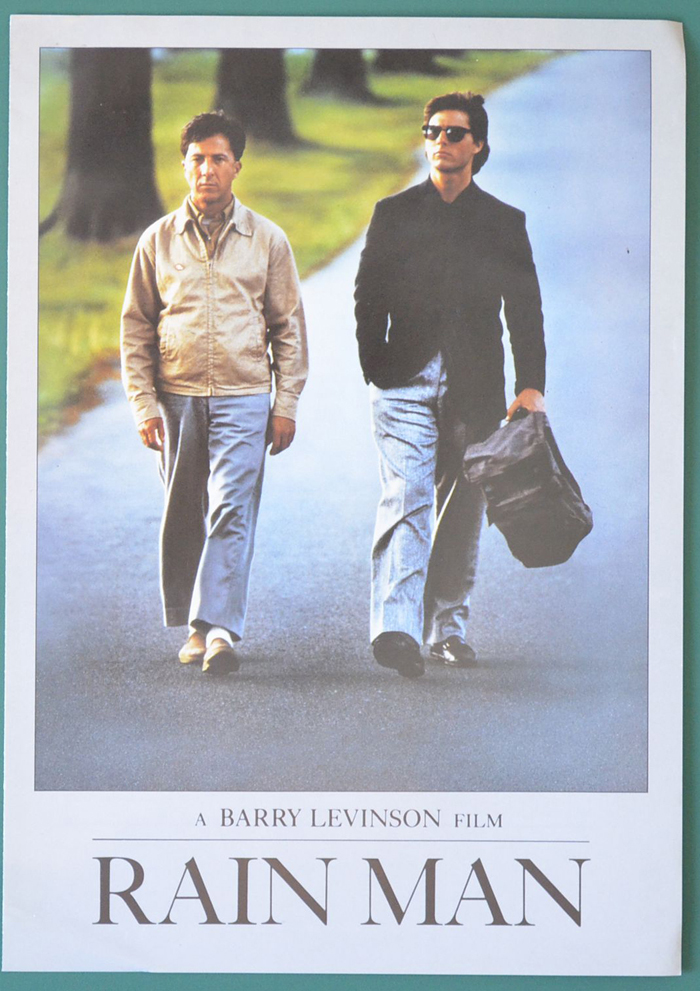 Rain Man <p><i> Original 4 Page Cinema Exhibitors Synopsis / Credits Booklet<br>+ 15 Page Film Education Study Guide</i></p>