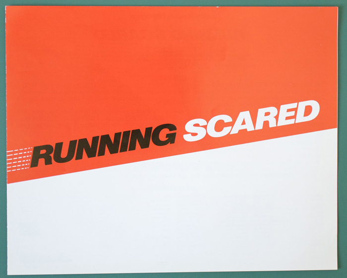 Running Scared  <p><i> Original Cinema Exhibitors Synopsis / Credits Booklet <br>  + 46 Page Production Information </i></p>