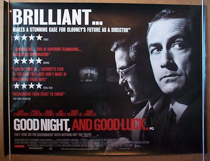Good Night And Good Luck - Original Cinema Movie Poster From ...