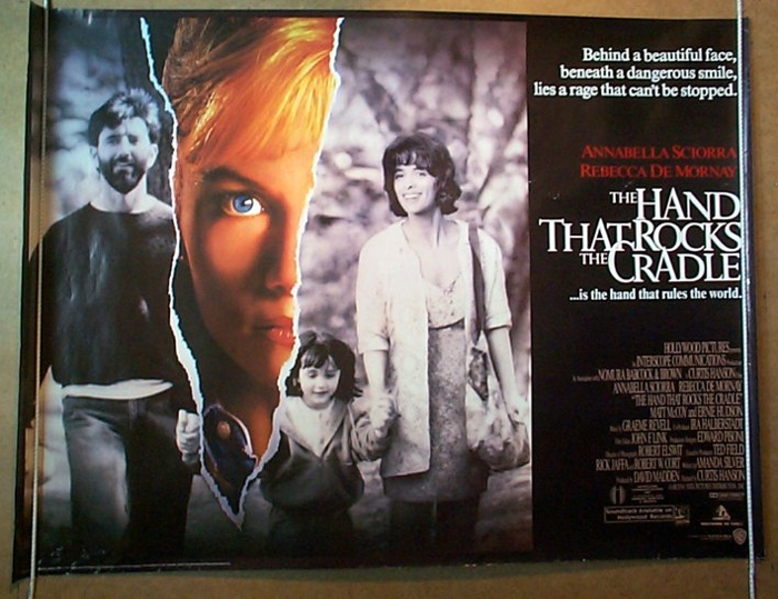 Image result for the hand that rocks the cradle poster