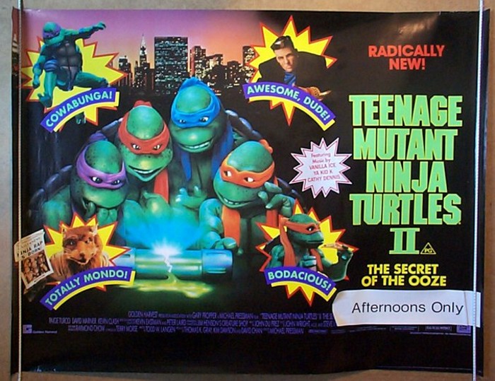 Teenage Mutant Ninja Turtles 2 Poster Movie Art Silk Poster 13x18 24x32 in J816 