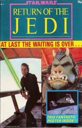 Star Wars : Return Of The Jedi <p><i> Original Poster Magazine </i></p>