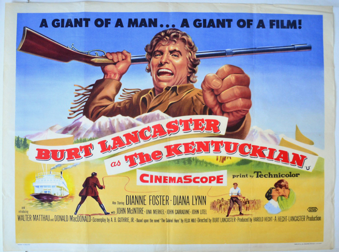 The Kentuckian  Westerns & Cowboy Movie Posters 