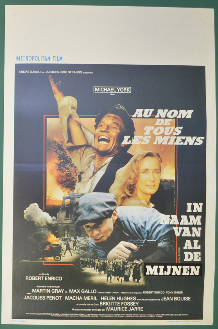 Au Nom De Tous Les Miens <p><i> (Original Belgian Movie Poster) </i></p>
