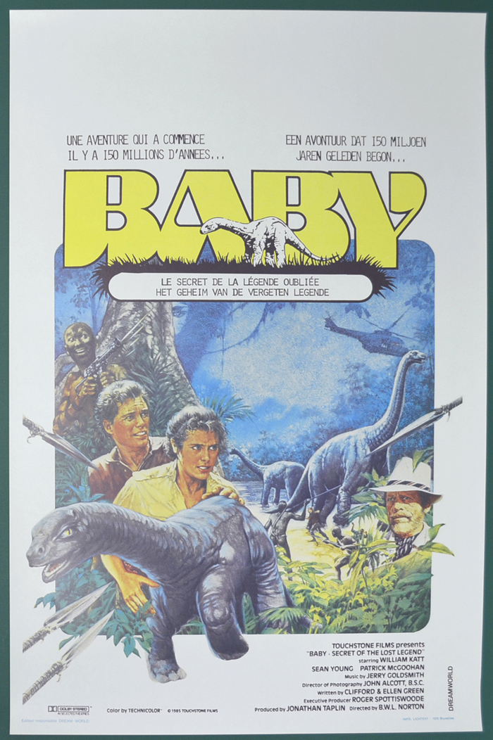 Baby - Secret Of The Lost Legend <p><i> (Original Belgian Movie Poster) </i></p>