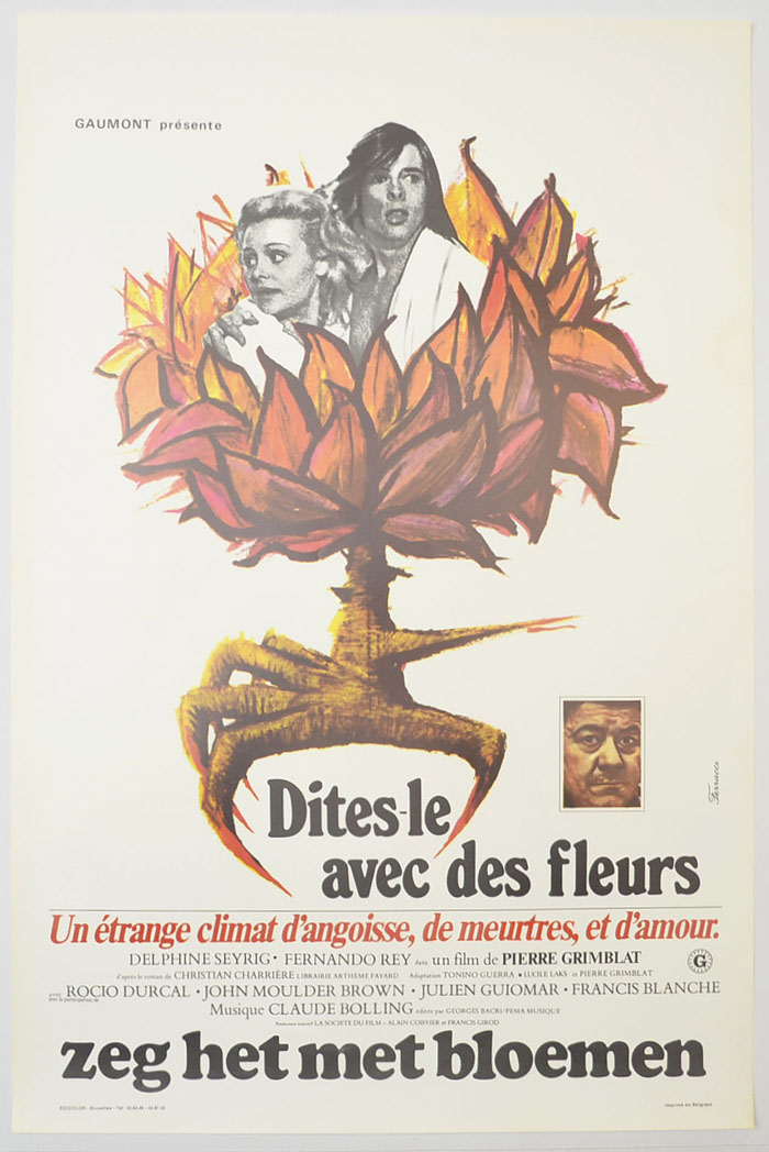 Dites-Le Avec Des Fleurs <p><i> (Original Belgian Movie Poster) </i></p>