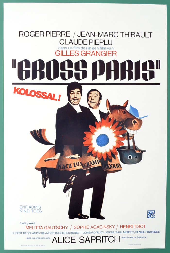 Gross Paris <p><i> (Original Belgian Movie Poster) </i></p>