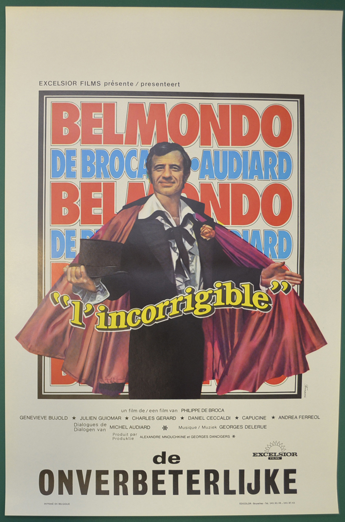 L'Incorrigible <p><i> (Original Belgian Movie Poster) </i></p>