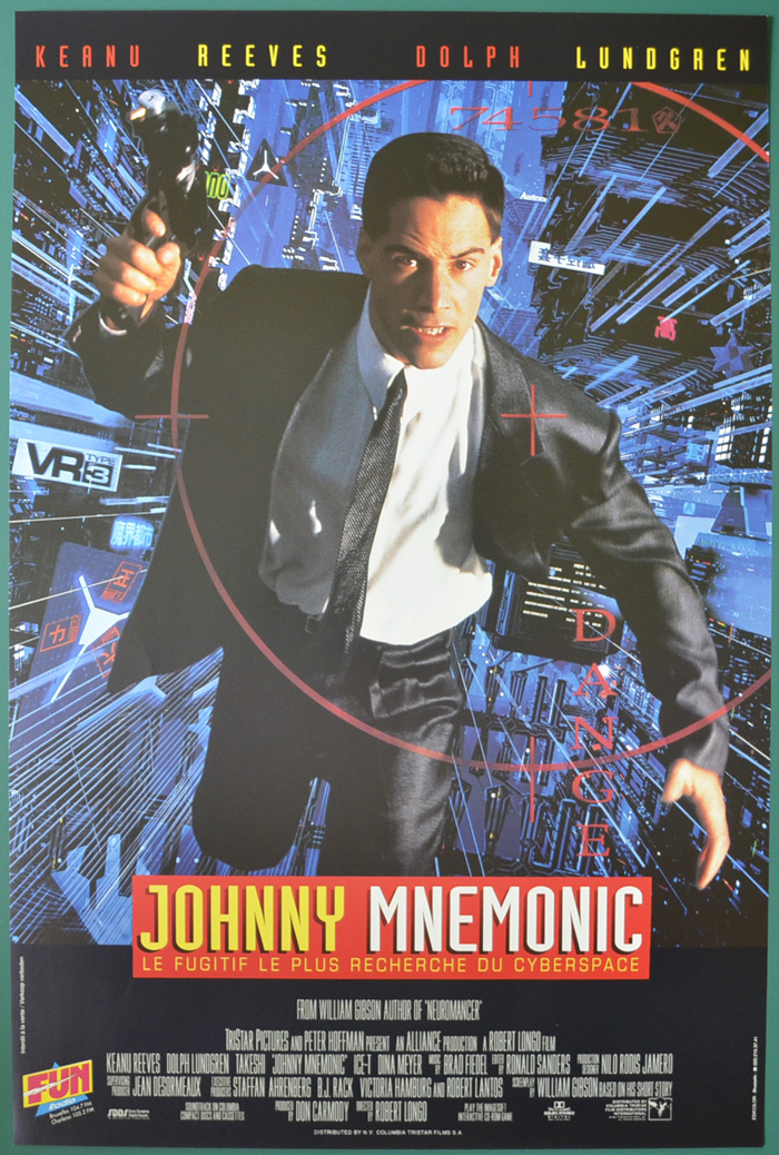 Johnny Mnemonic <p><i> (Original Belgian Movie Poster) </i></p>