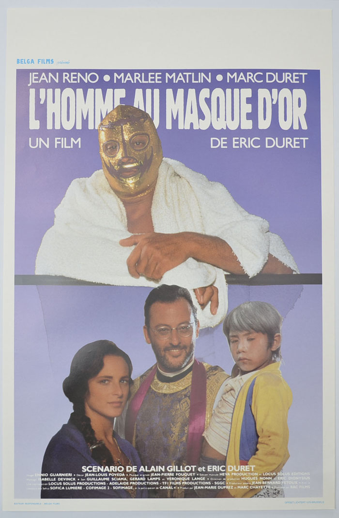 L'homme Au Masque D'or <p><i> (Original Belgian Movie Poster) </i></p>