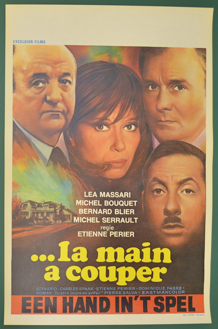 .. La Main A Couper <p><i> (Original Belgian Movie Poster) </i></p>