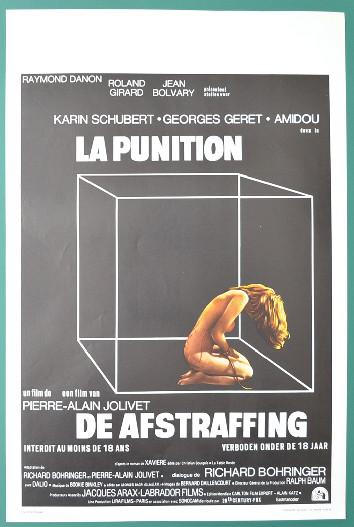 La Punition <p><i> (Original Belgian Movie Poster) </i></p>