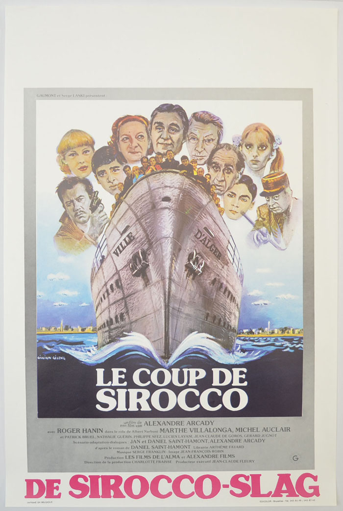 Le Coup De Sirocco <p><i> (Original Belgian Movie Poster) </i></p>
