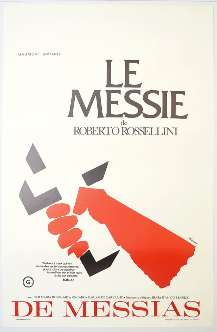 Le Messie <p><i> (Original Belgian Movie Poster) </i></p>