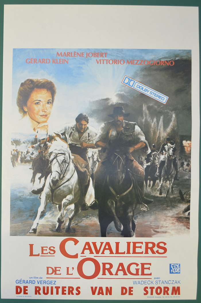 Les Cavaliers De L'Orage <p><i> (Original Belgian Movie Poster) </i></p>