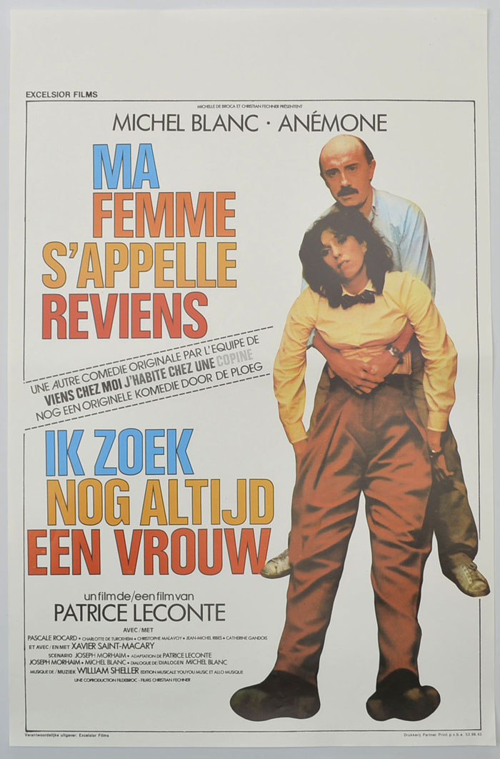Ma Femme S'appelle Reviens <p><i> (Original Belgian Movie Poster) </i></p>