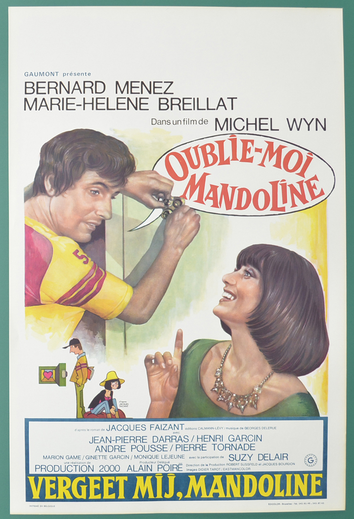 Oublie-moi, Mandoline <p><i> (Original Belgian Movie Poster) </i></p>