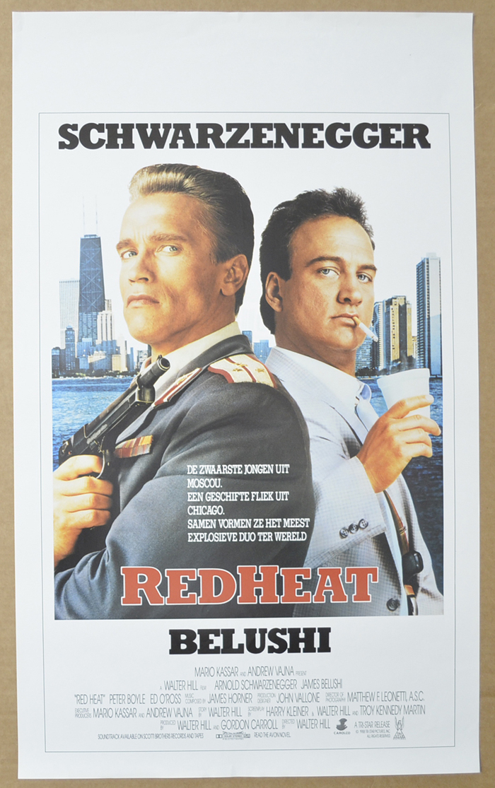 Red Heat <p><i> (Original Belgian Movie Poster) </i></p>