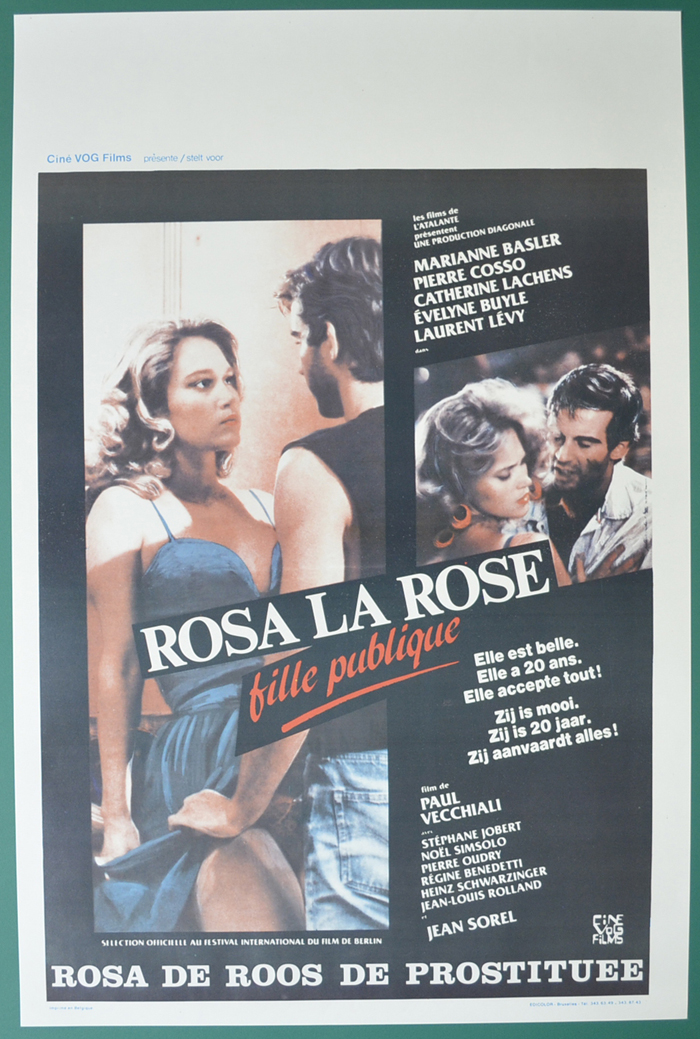 Rosa la rose, fille publique <p><i> (Original Belgian Movie Poster) </i></p>