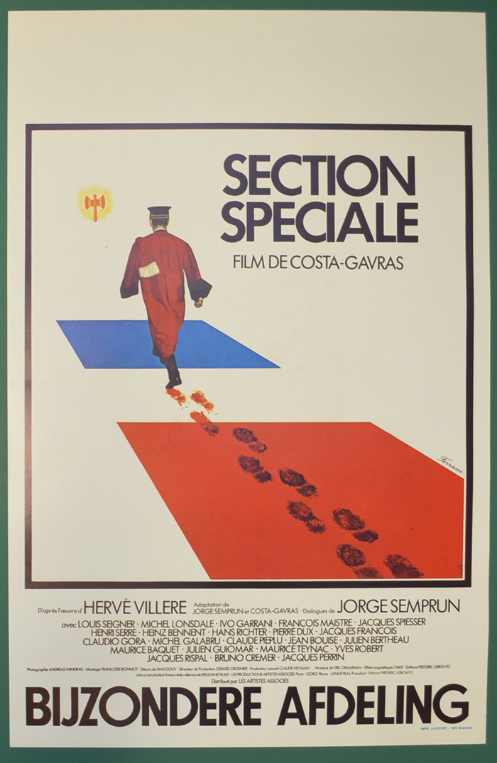Section Speciale <p><i> (Original Belgian Movie Poster) </i></p>