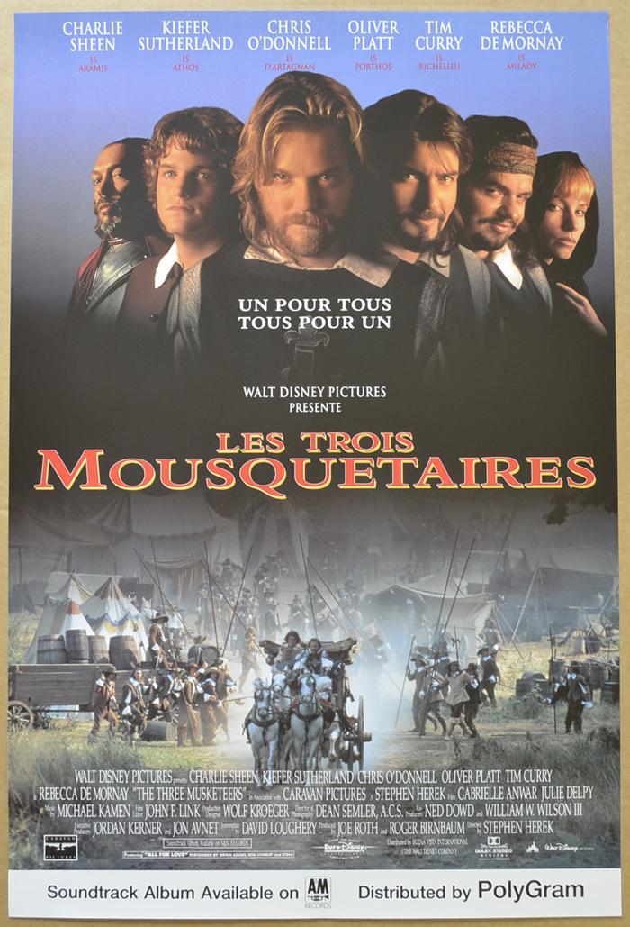 Three Musketeers (The) <p><i> (Original Belgian Movie Poster) </i></p>