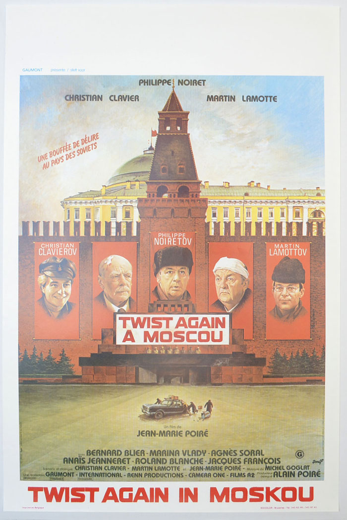 Twist Again in Moscow <p><i> (Original Belgian Movie Poster) </i></p>