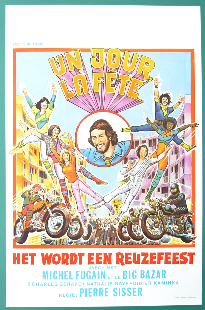 Un jour, la fête <p><i> (Original Belgian Movie Poster) </i></p>