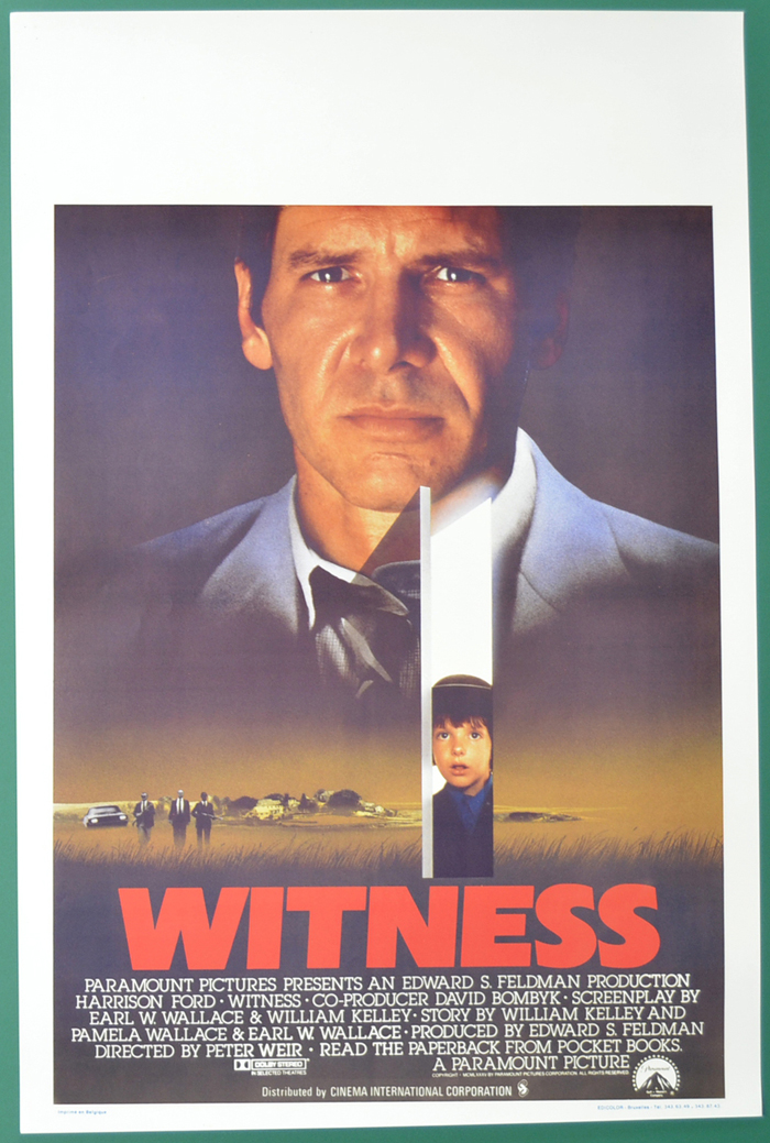 Witness <p><i> (Original Belgian Movie Poster) </i></p>