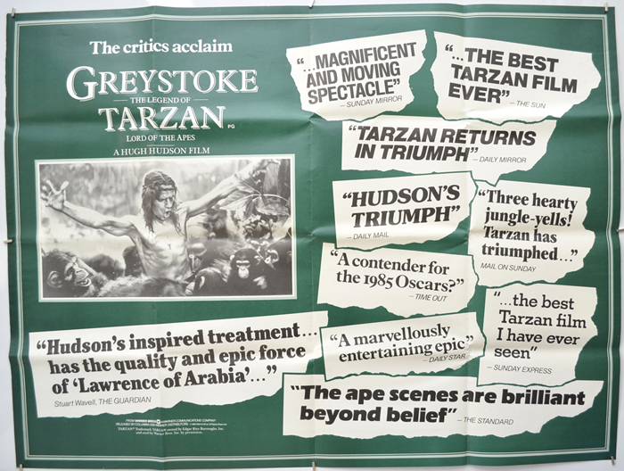 Greystoke : The Legend Of Tarzan <p><i> (Reviews Version) </i></p>