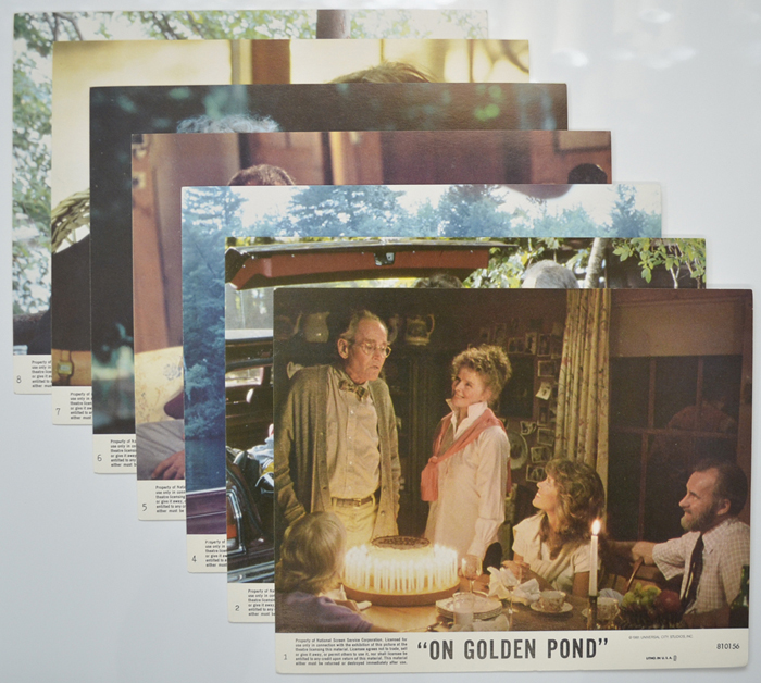 On Golden Pond <p><a> 7 Original Colour Front Of House Stills / Lobby Cards  </i></p>
