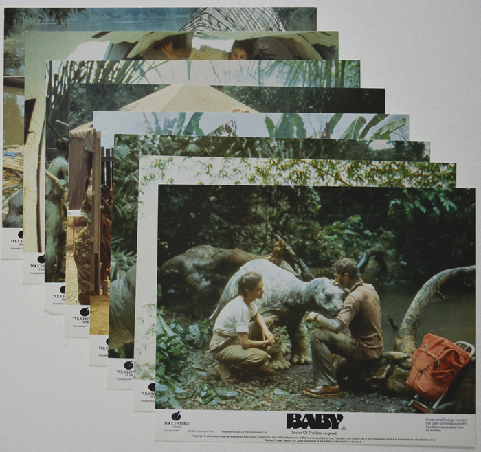 Baby - Secret Of The Lost Legend <p><a> Set of 8 Original Colour Front Of House Stills / Lobby Cards  </i></p>