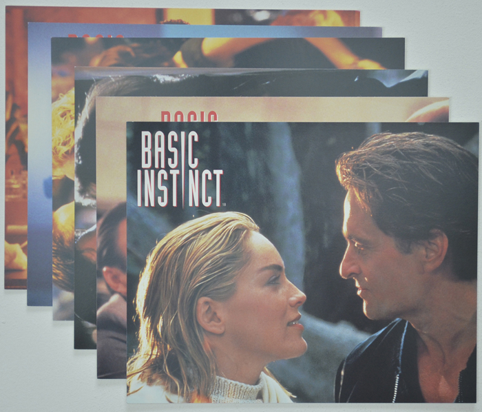 Basic Instinct <p><a> Set of 6 Original Colour Front Of House Stills / Lobby Cards  </i></p>