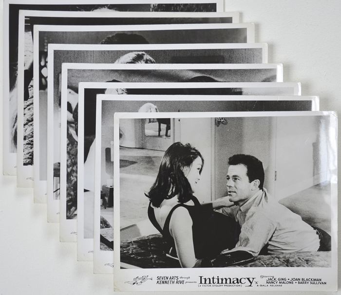 Intimacy <p><a> Set of 8 Original Front Of House Stills / Lobby Cards </i></p