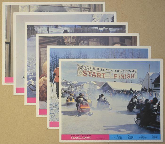 Snowball Express <p><a> 6 Original Colour Front Of House Stills / Lobby Cards </i></p>
