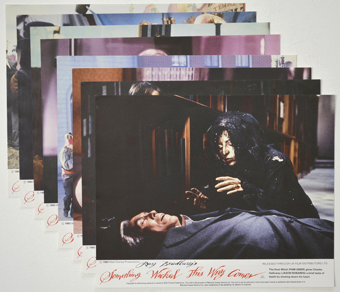 Something Wicked This Way Comes <p><a> Set of 8 Original Colour Front Of House Stills / Lobby Cards </i></p>