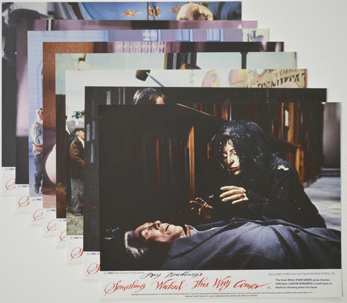 Something Wicked This Way Comes <p><a> Set of 8 Original Colour Front Of House Stills / Lobby Cards </i></p>