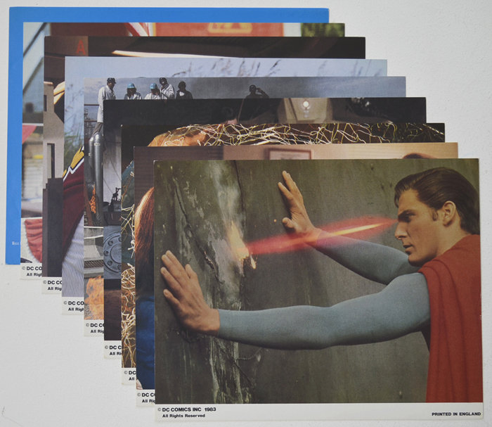 Superman III <p><a> Set of 8 Original Colour Front Of House Stills / Lobby Cards </i></p>