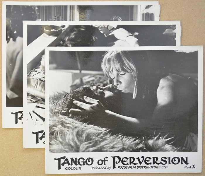 Tango Of Perversion <p><a> 3 Original Front Of House Stills / Lobby Cards </i></p>