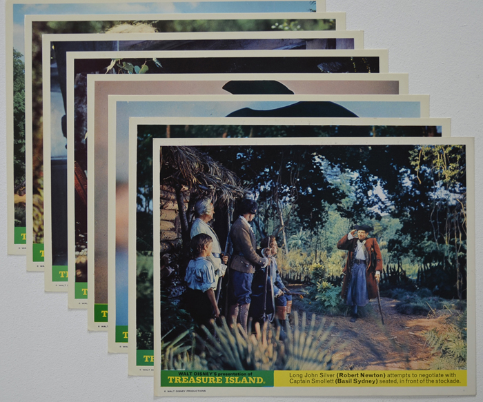 Treasure Island <p><a> Set of 8 Original Colour Front Of House Stills / Lobby Cards </i></p>