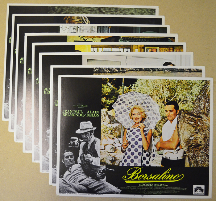 Borsalino <p><i> Set Of 8 Cinema Lobby Cards </i></p>