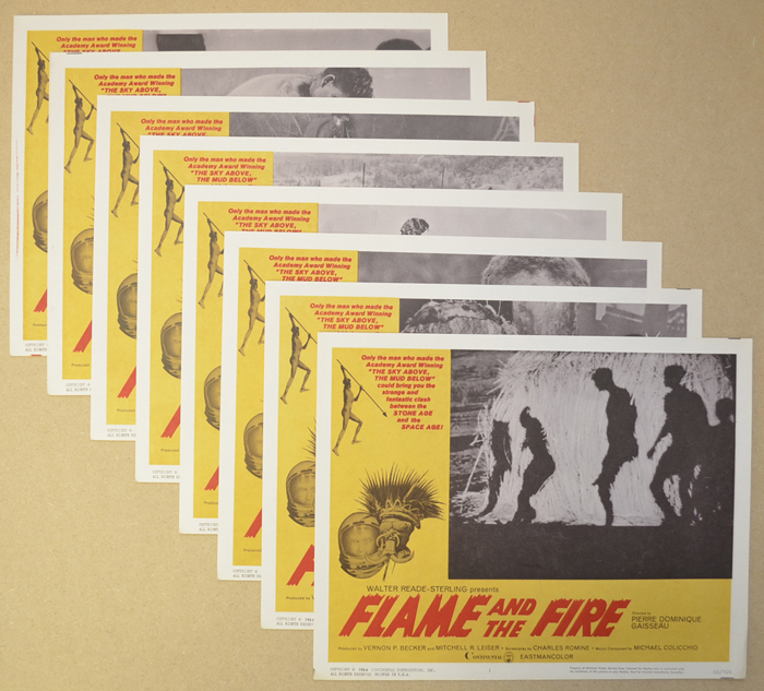 Flame and the Fire <p><a> Set Of 8 Cinema Lobby Cards </i></p>