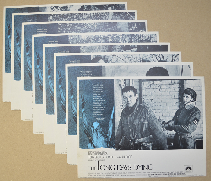 Long Days Dying (The) <p><i> Set Of 8 Cinema Lobby Cards </i></p>