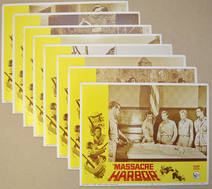Massacre Harbor <p><i> Set Of 8 Cinema Lobby Cards </i></p>