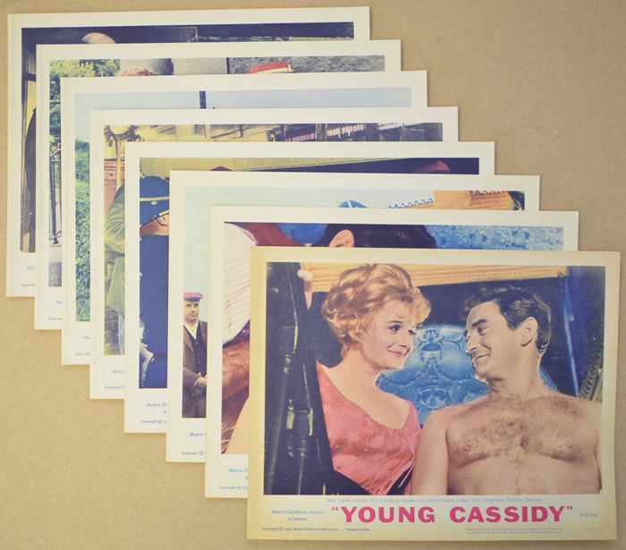 Young Cassidy <p><i> Set Of 8 Cinema Lobby Cards </i></p>