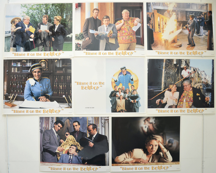 Blame It On The Bellboy <p><a> Set Of 8 Cinema Lobby Cards </i></p>