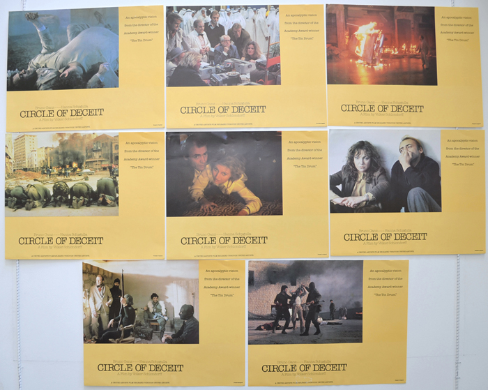 Circle Of Deceit <p><a> Set Of 8 Cinema Lobby Cards </i></p>