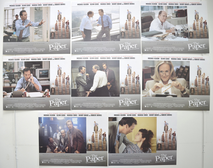 Paper (The) <p><a> Set Of 8 Cinema Lobby Cards </i></p>