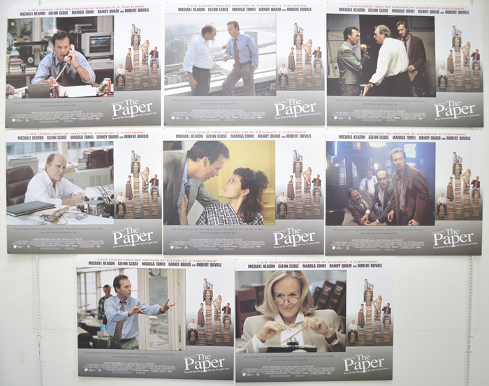 Paper (The) <p><a> Set Of 8 Cinema Lobby Cards </i></p>